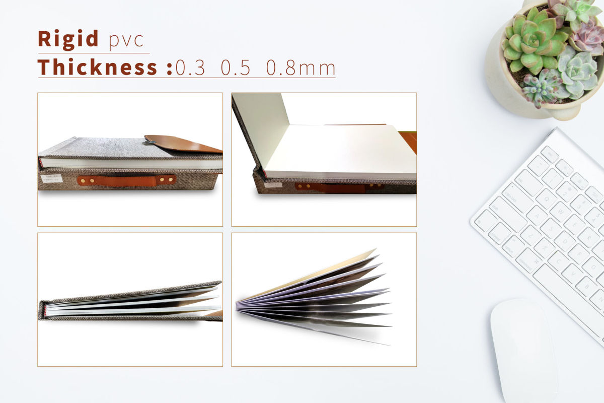 Álbum de fotos Hojas de PVC autoadhesivas para páginas interiores