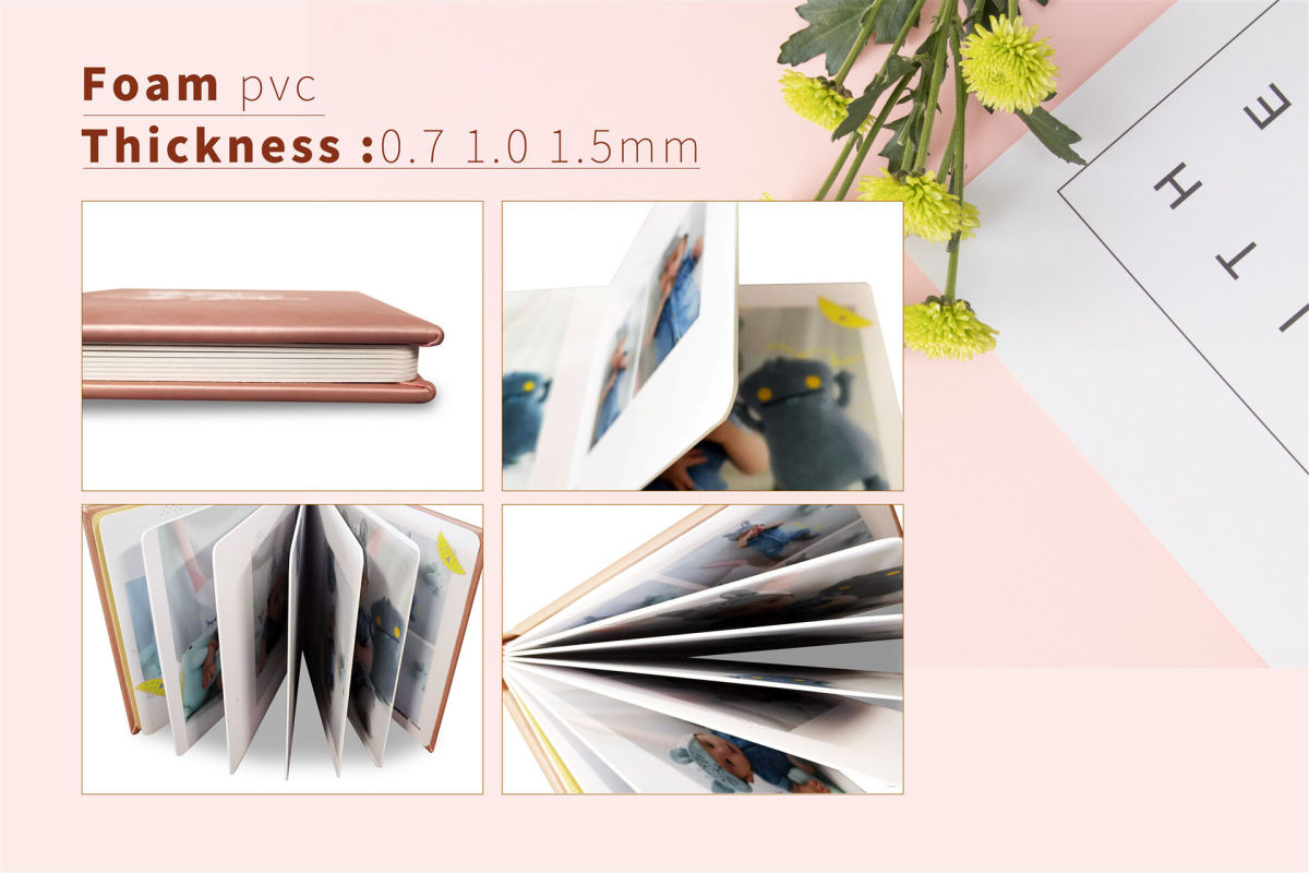 Álbum de fotos Hojas de PVC autoadhesivas para páginas interiores