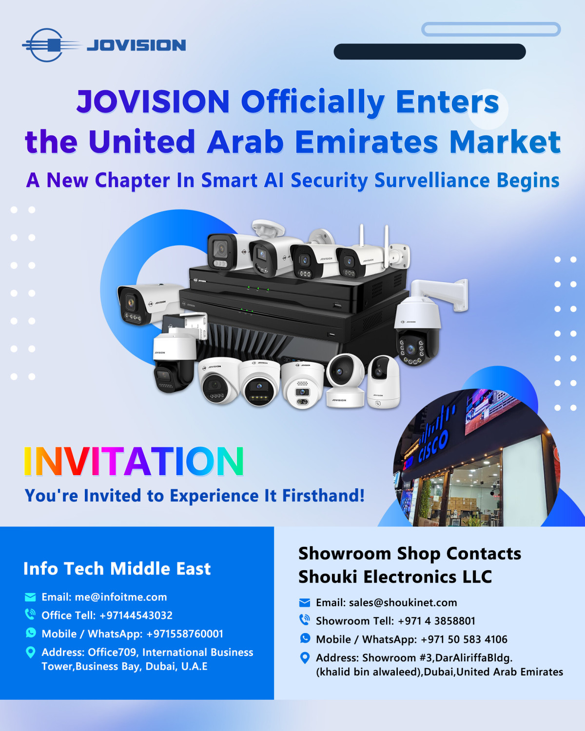 中维新闻图1 JOVISION Officially Enters the UAE Market, Ushering in a New Era of Smart Security