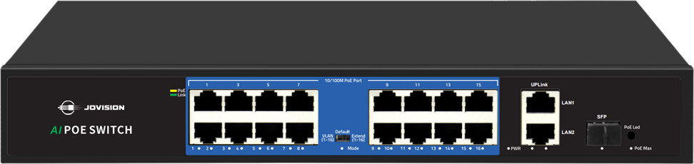 AI-powered intelligent PoE switch with high-speed, stable performance and wide applicability.