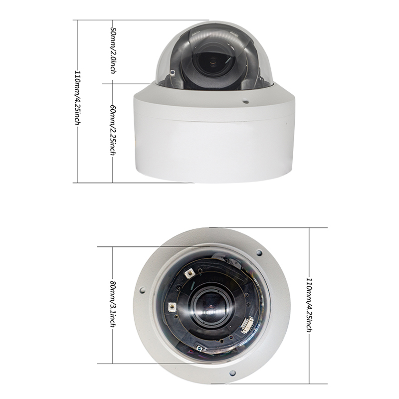 5.0MP Vandal proof PTZ Dome Camera