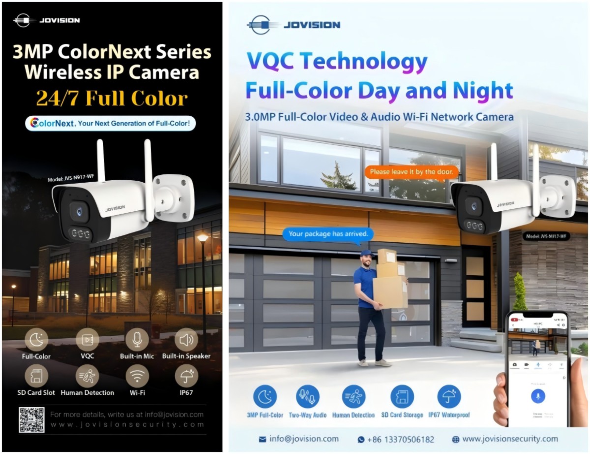 3.0MP Full-Color Video & Audio Wi-Fi Network Camera