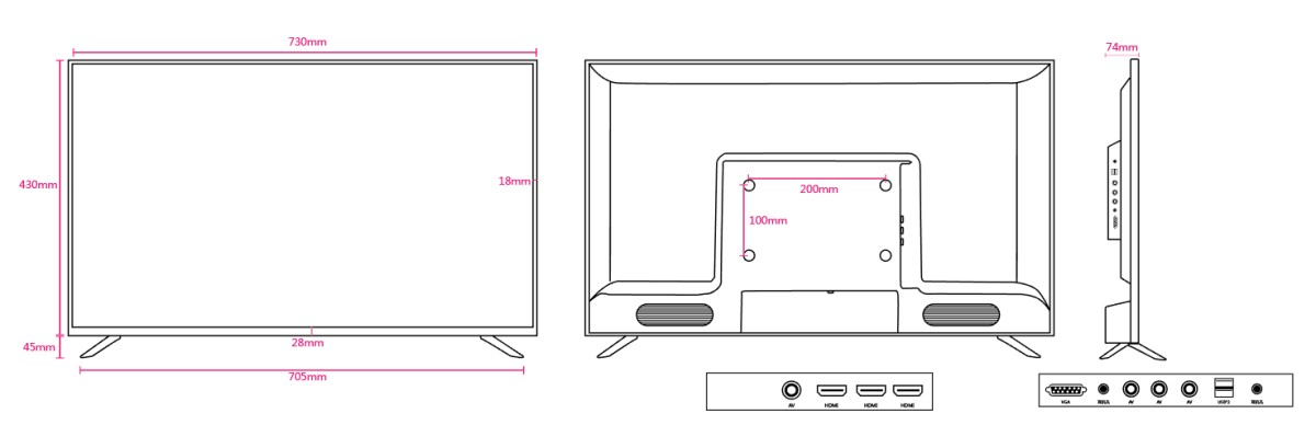 32'' LED Monitor
