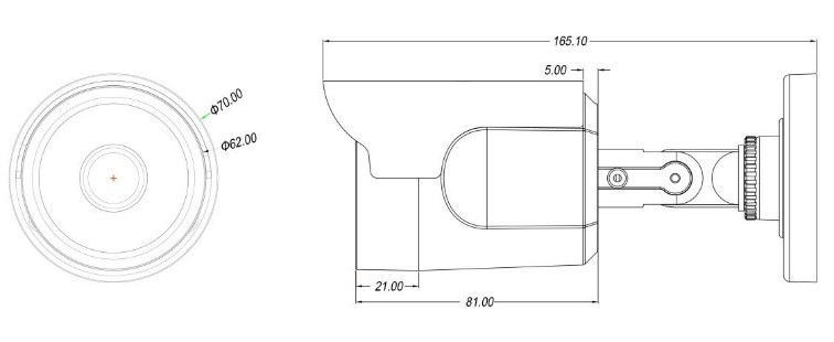 2MP Starlight Metal Bullet HD Camera