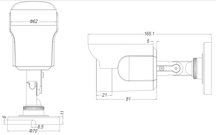 2MP Starlight Bullet HD Camera