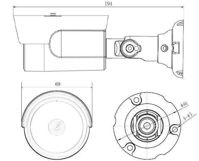 5MP Bullet HD Camera