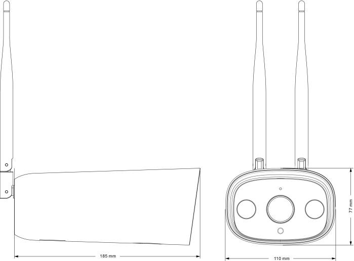 2MP Wi-Fi Full-Color Two-Way Audio IP Camera