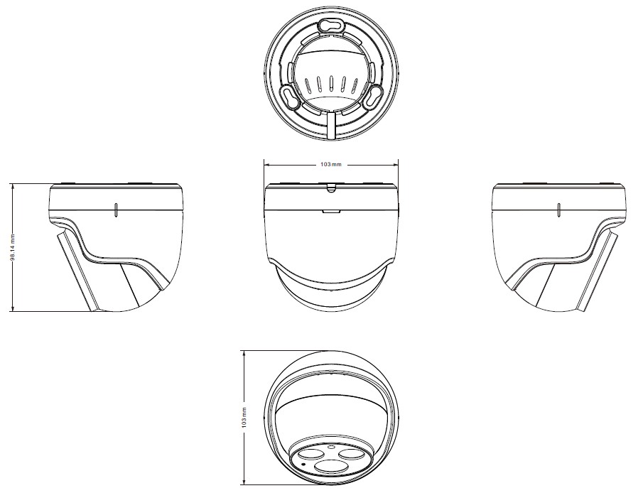 5MP PoE Dome IP Camera
