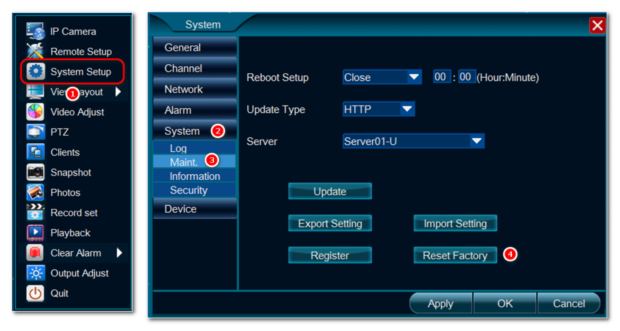 How to reset device password?