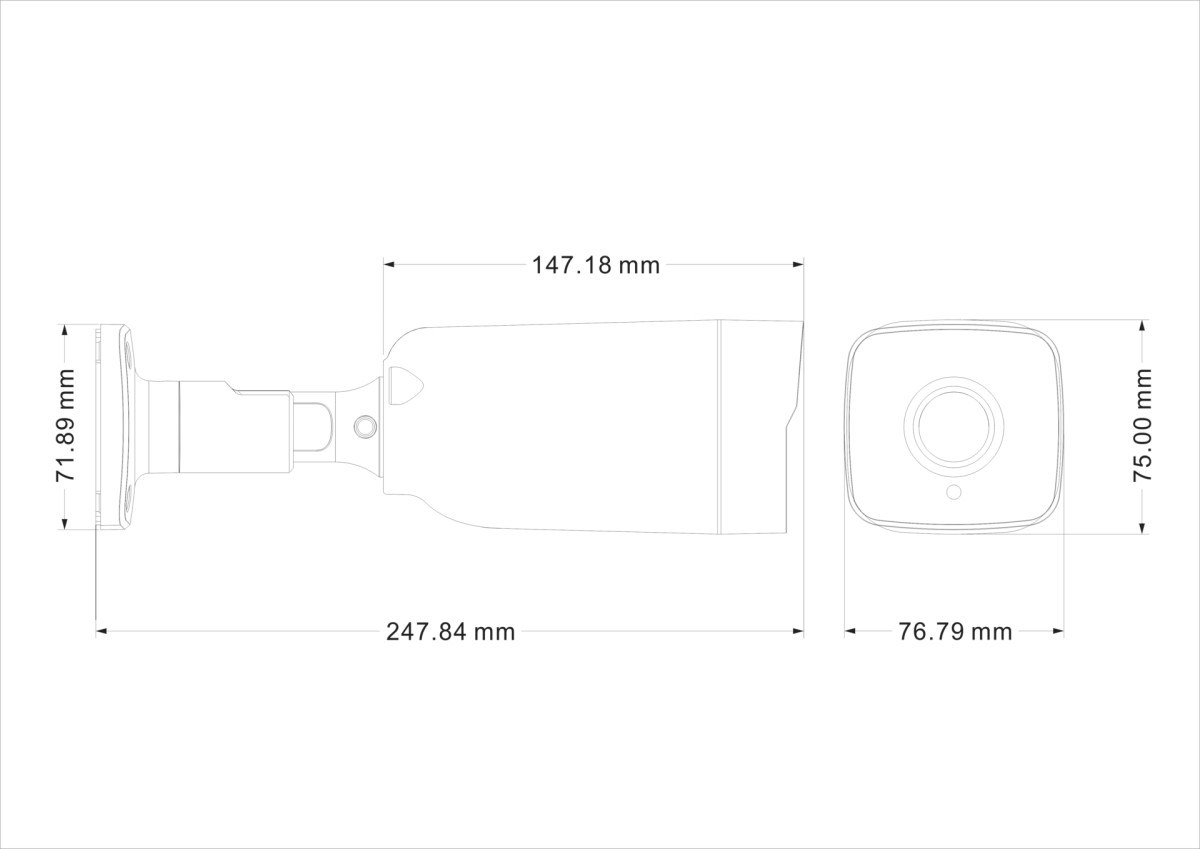 5MP Bullet Starlight PoE IP Camera