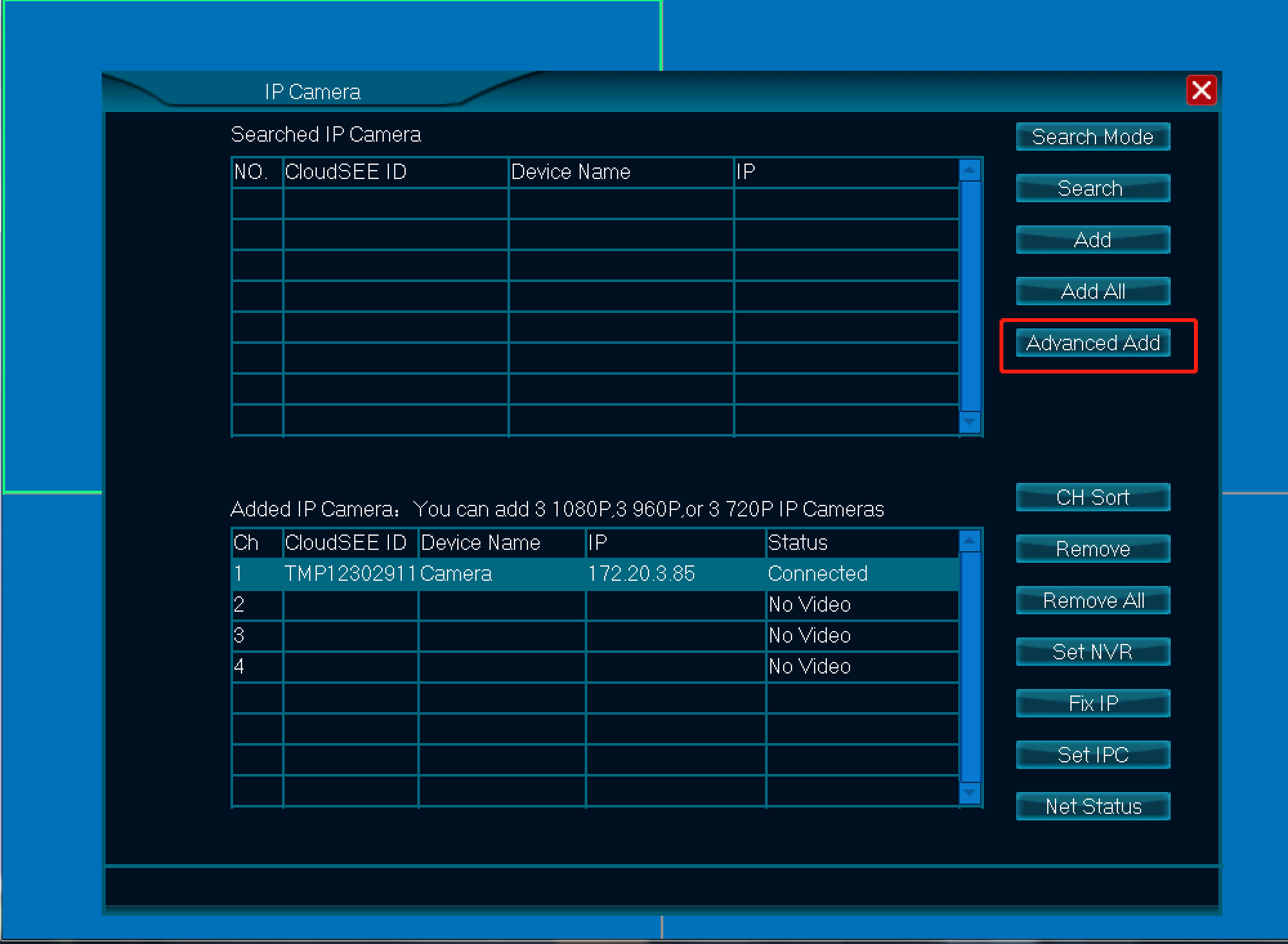 6.png How to search and add new IPCs in Jovision CloudSEE1.0 NVR?