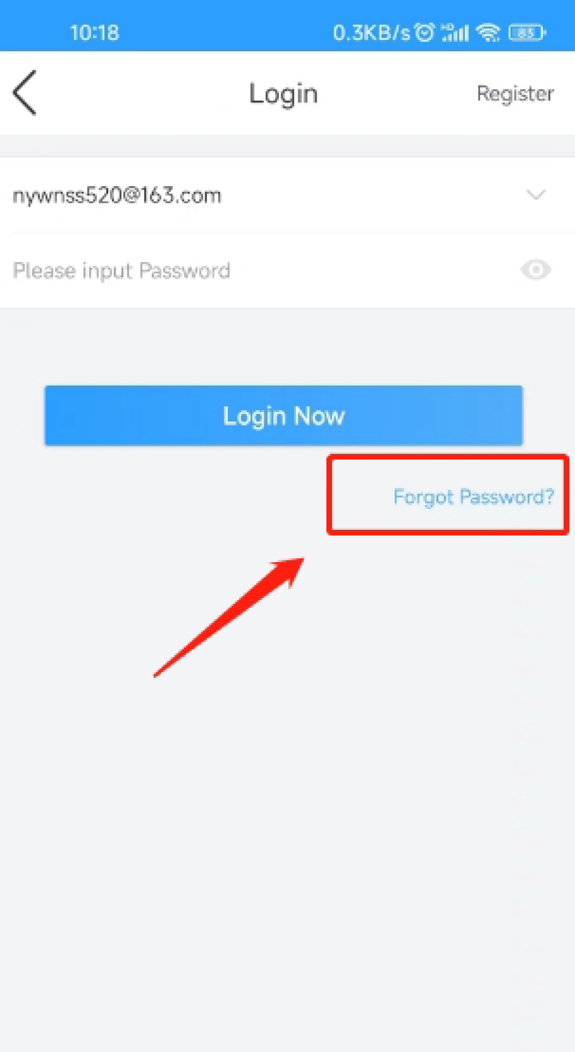 I forgot my App(CloudSEE Int’l Pro, SOOVVI Int’l) account’s password and I cannot login App. What shoud I do?