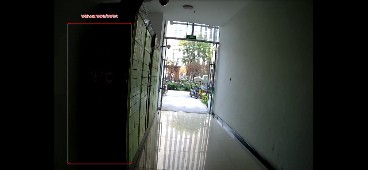 Why objects or face looks dark when pointing the camera to the entrance with high light?