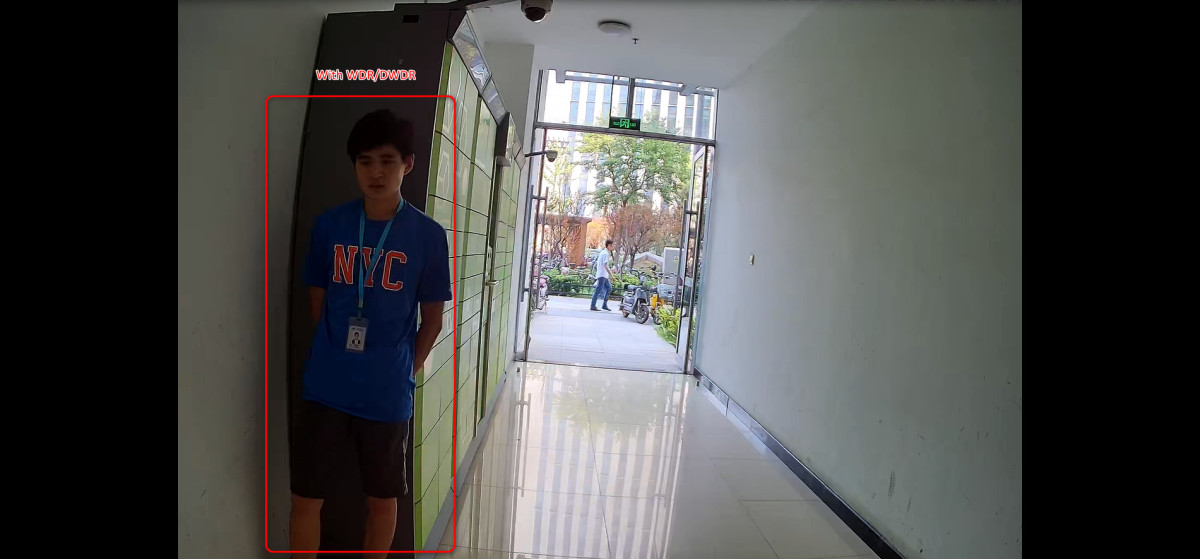 Why objects or face looks dark when pointing the camera to the entrance with high light?