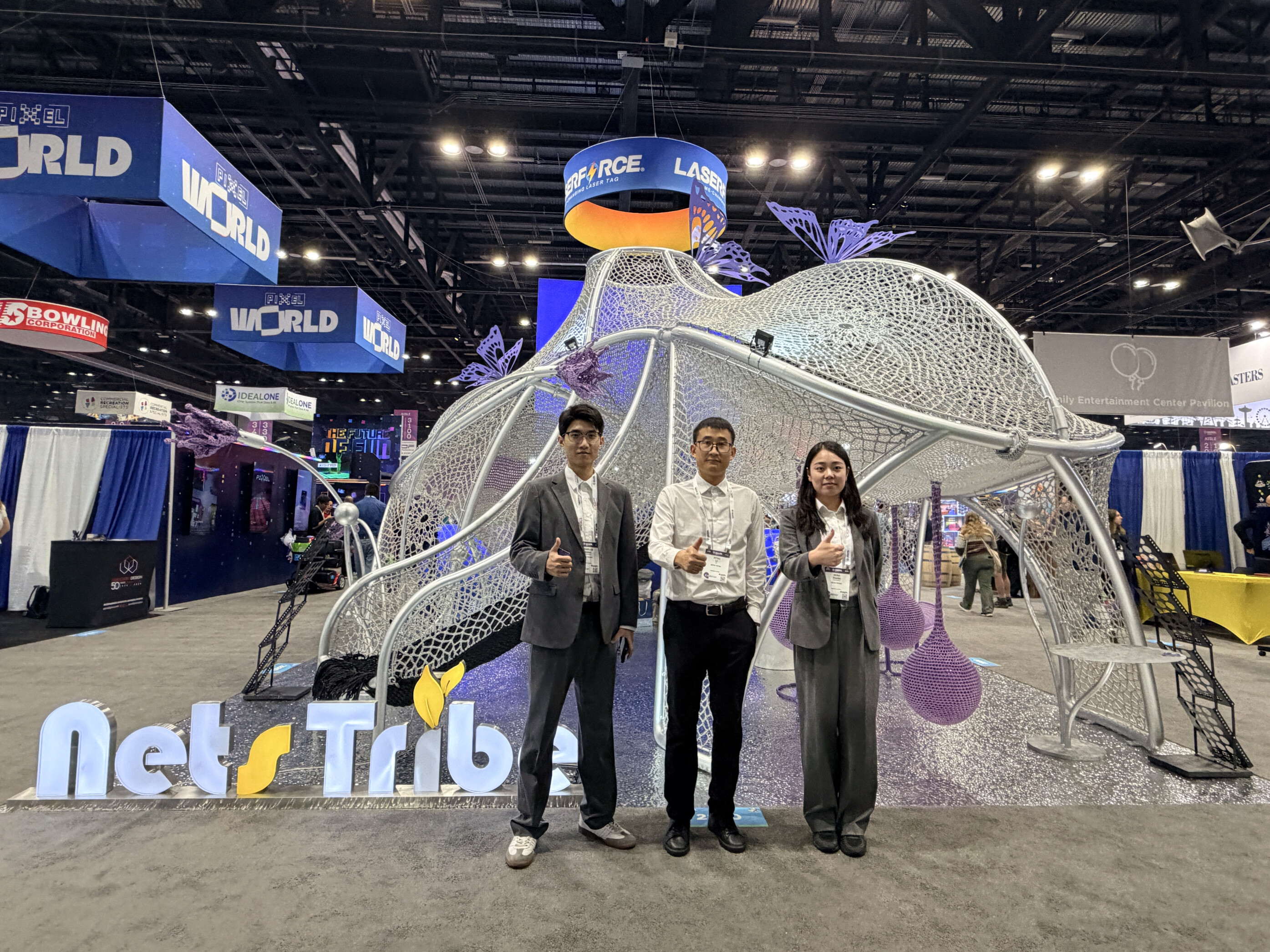 IAAPA Orlando 2025 | “Cocoon Born” Immersive Rope-Net Installation IAAPA Orlando 2025 | “Cocoon Born” Immersive Rope-Net Installation