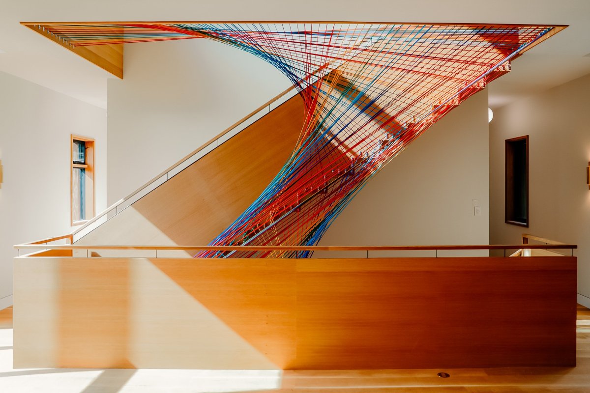 03 Stairwell art installation