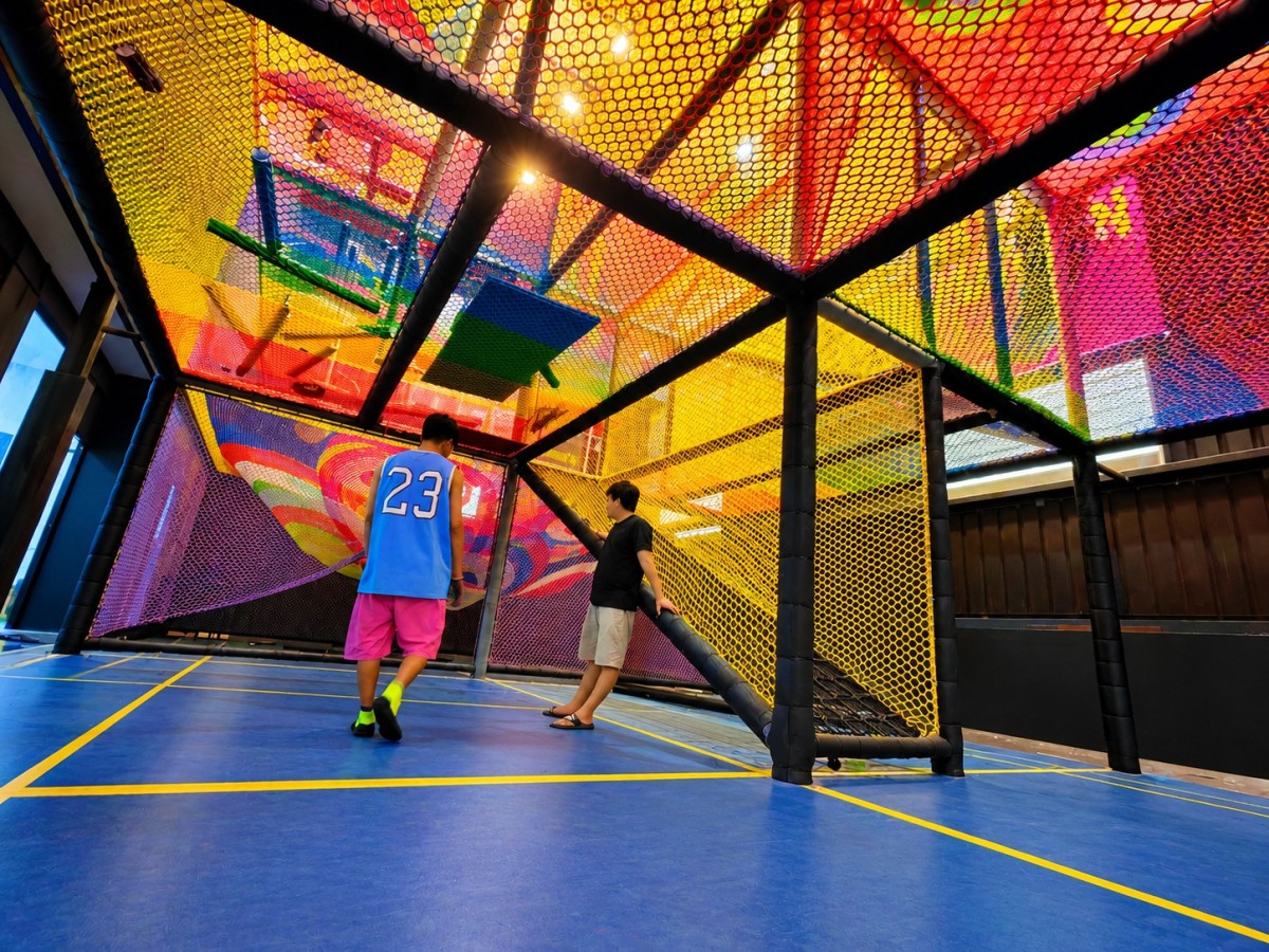 1 Three-Level Indoor Rope Net Playground in India