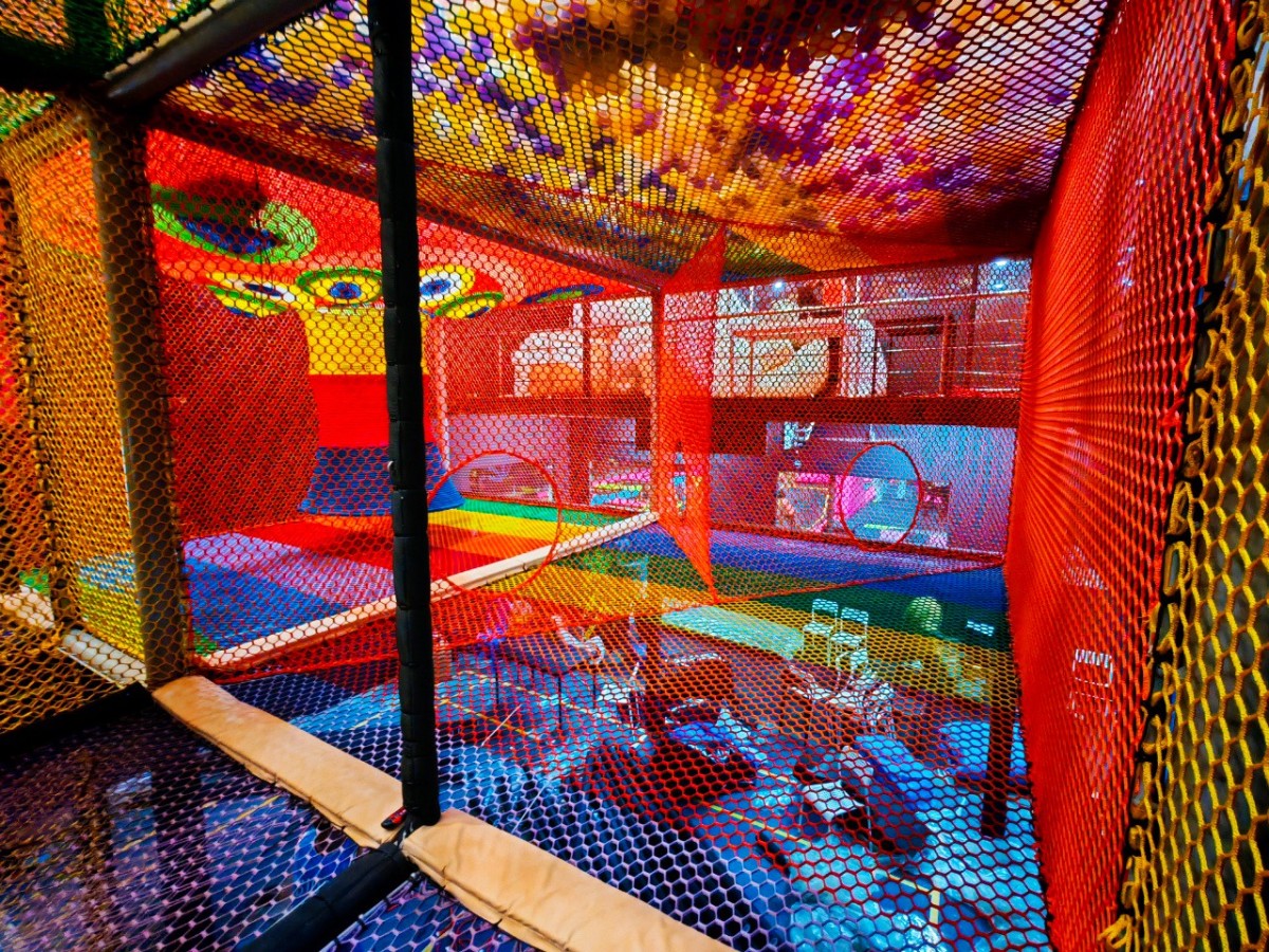 india-indoor-rope-net-playground-overview Three-Level Indoor Rope Net Playground in India