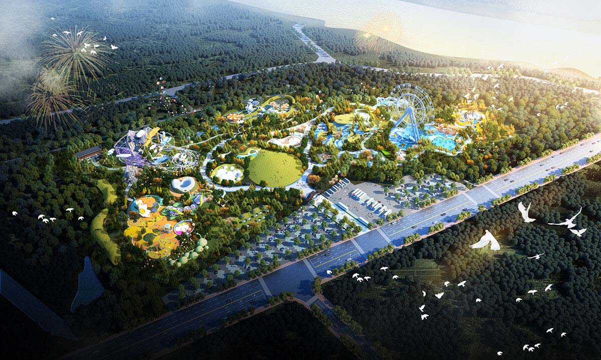 Binzhou Yellow River Botanical Garden Children's Amusement Park