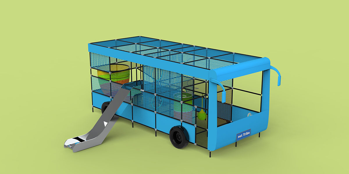 City Buses Trampoline