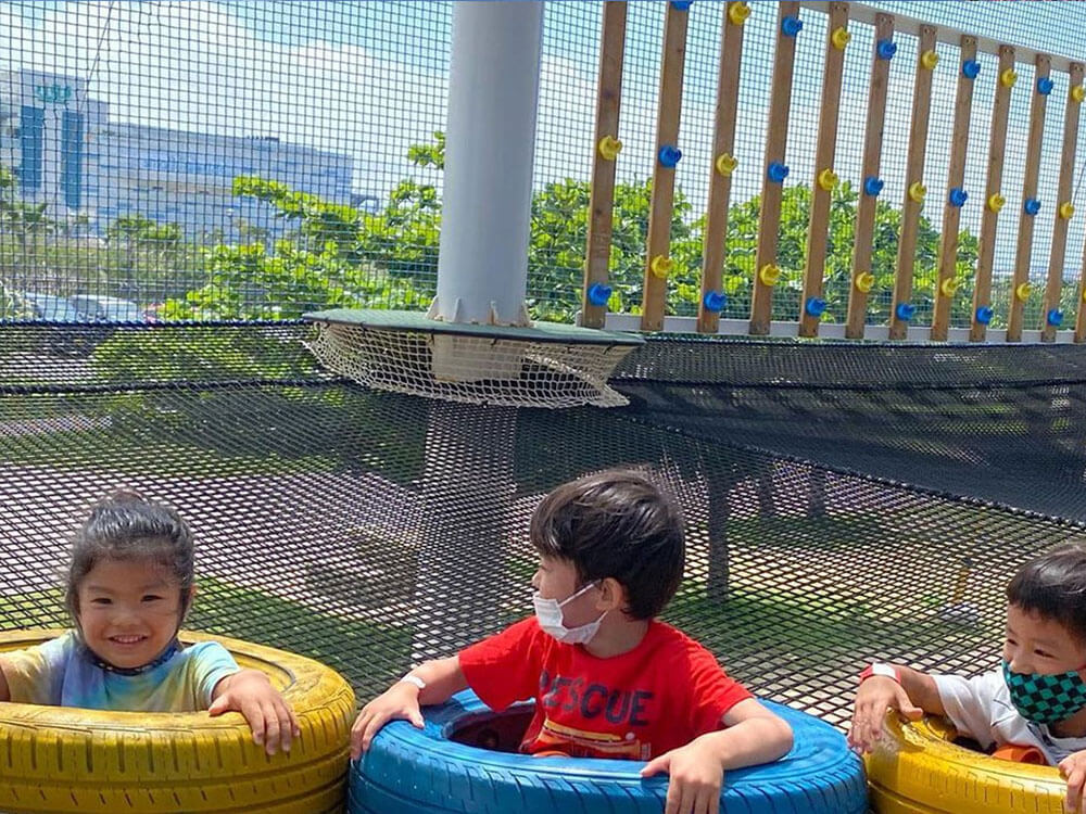 Chura Net Park Trampoline Park in Okinawa, Japan