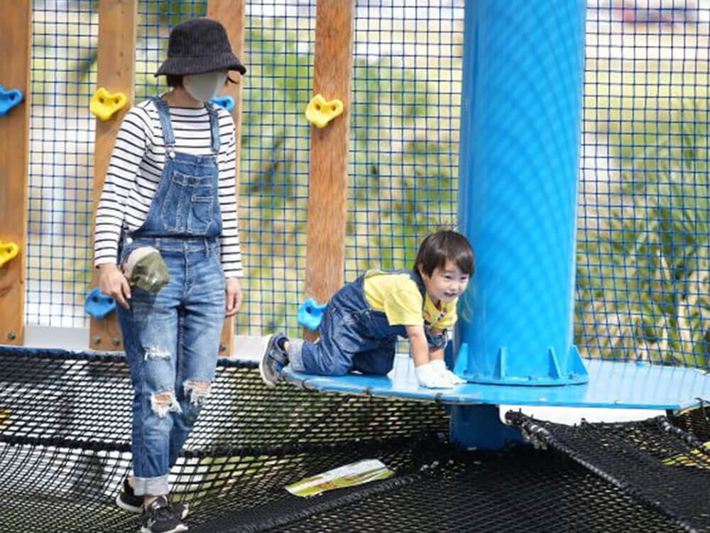 Chura Net Park Trampoline Park in Okinawa, Japan