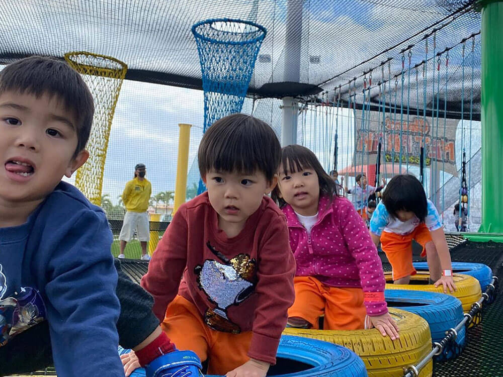 Chura Net Park Trampoline Park in Okinawa, Japan