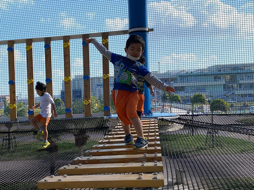 Chura Net Park Trampoline Park in Okinawa, Japan