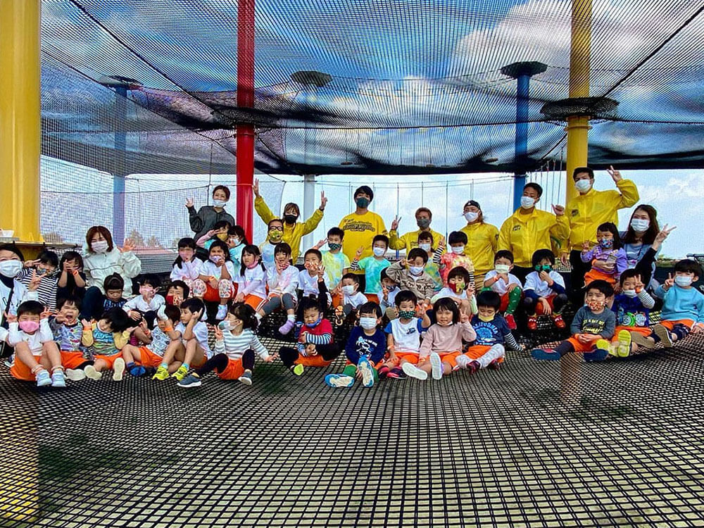 Chura Net Park Trampoline Park in Okinawa, Japan