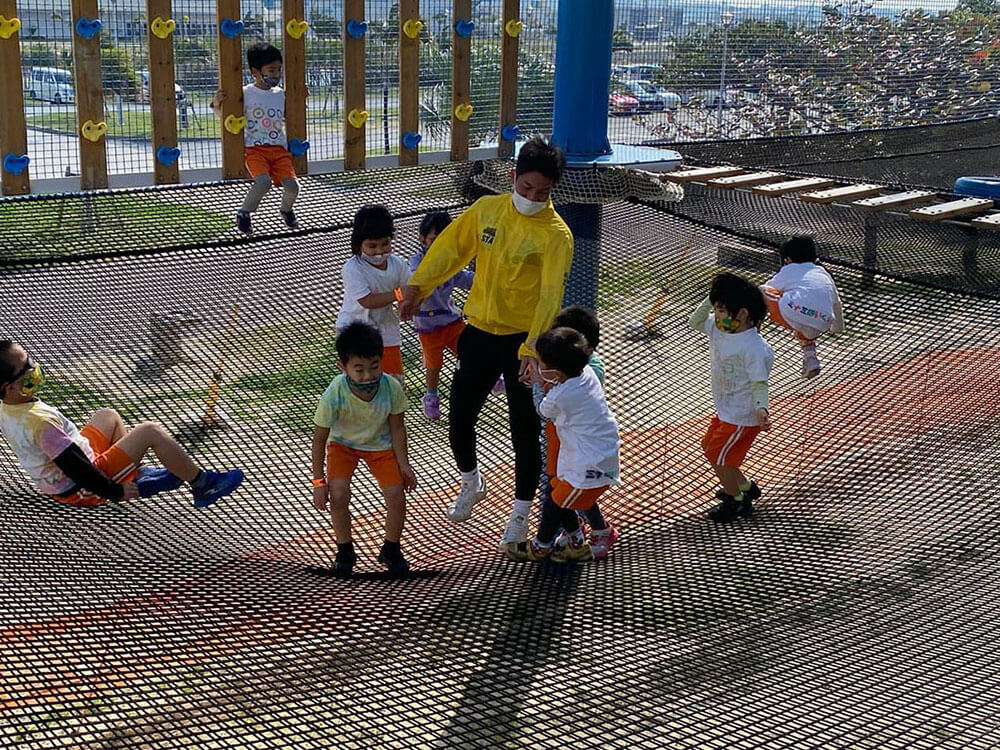 Chura Net Park Trampoline Park in Okinawa, Japan