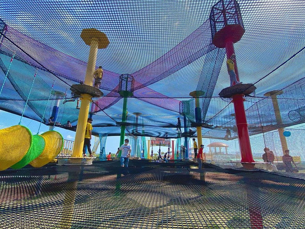 Chura Net Park Trampoline Park in Okinawa, Japan