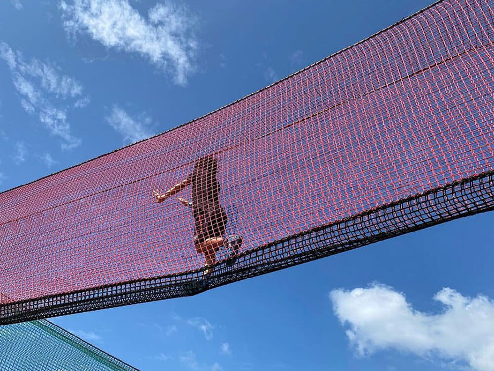 Chura Net Park Trampoline Park in Okinawa, Japan