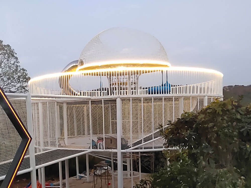 Yueyang Dongting Lake Town Planet Paradise view platform