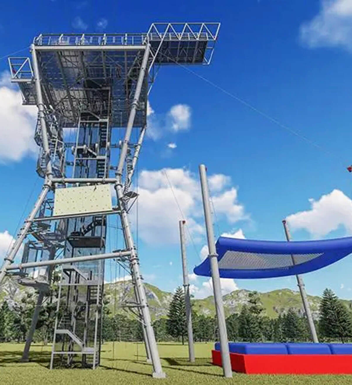 Cordless bungee jumping Cordless bungee jumping