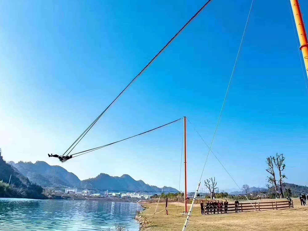 Human bungee slingshot