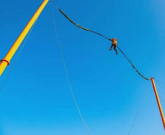 Human bungee slingshot