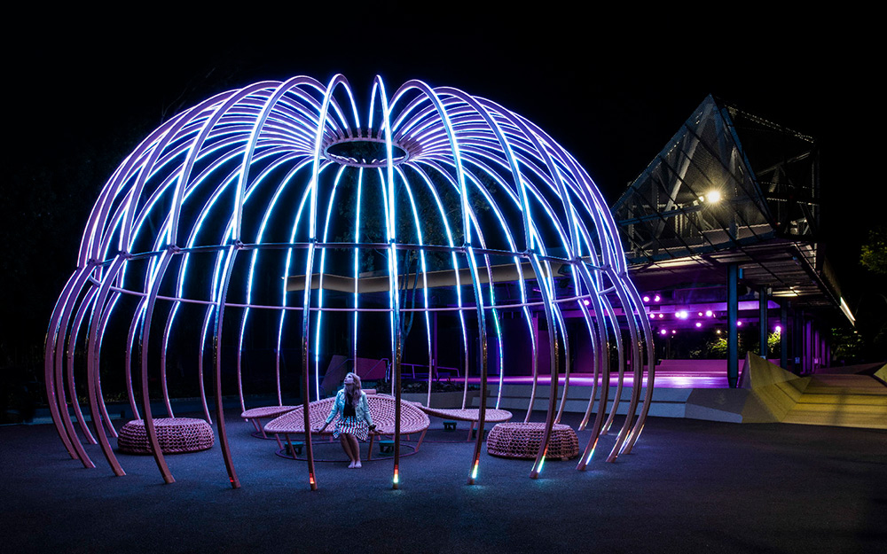 Australian Pumpkin Net Installation