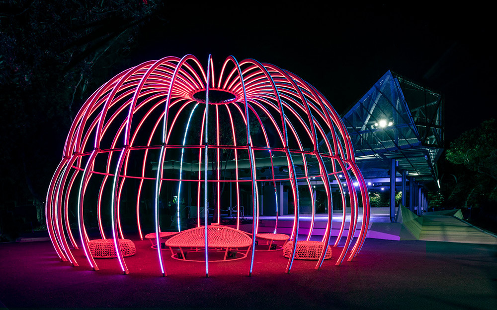 Australian Pumpkin Net Installation