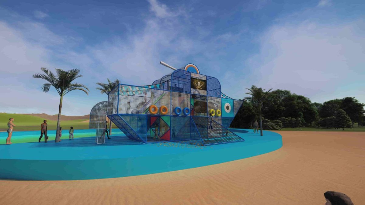 Stereoscopic Trampoline