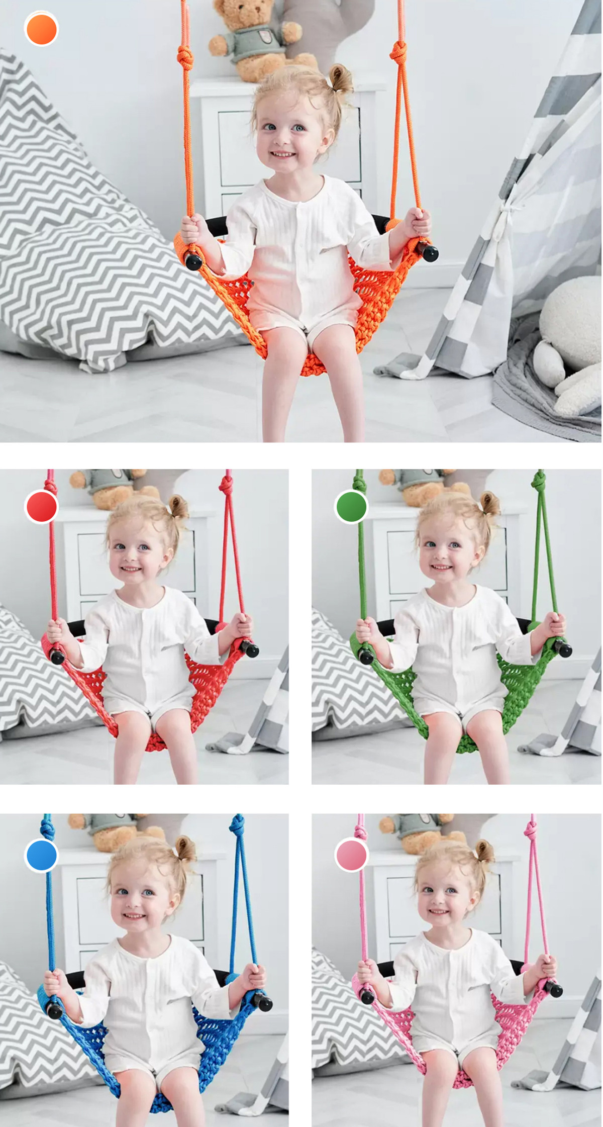 U-shaped swing