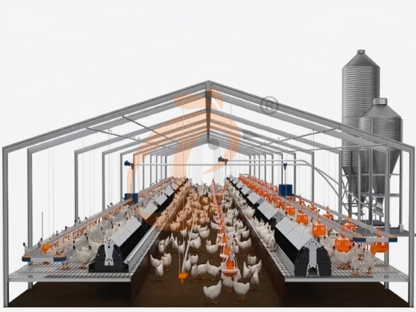 Prefab steel poultry house (3)