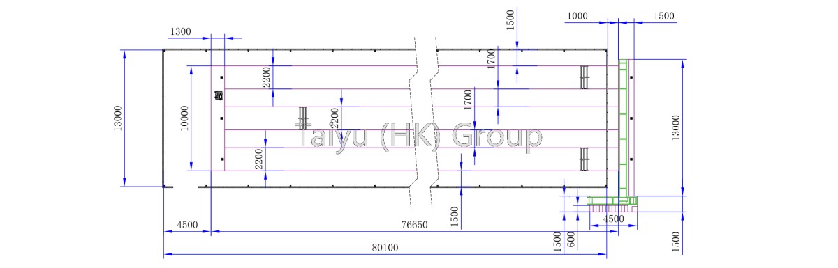 15000 egg laying chicken house drawing (8)