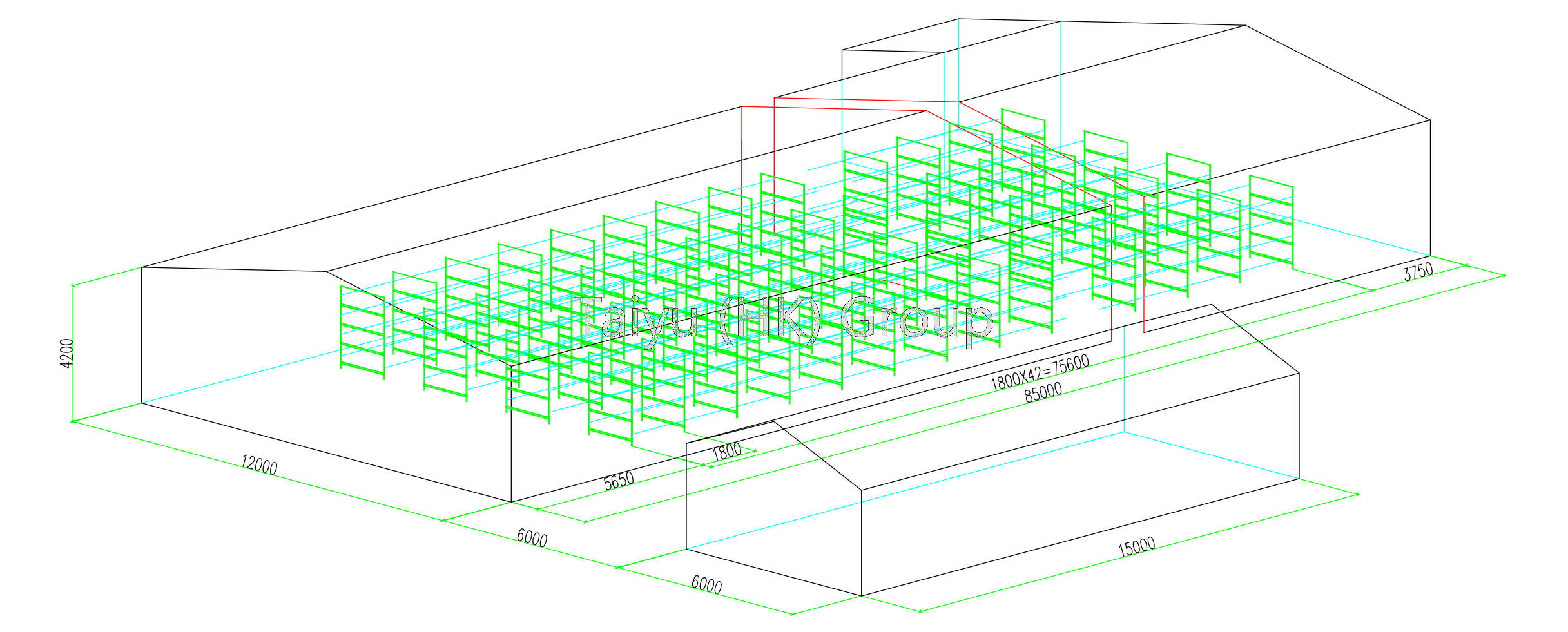 poultry house size and drawing (1)