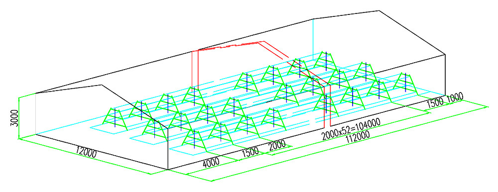 25,272 pullets A3 automatic pullet chicken cage's 25,272 pullets A3 automatic pullet chicken cage's