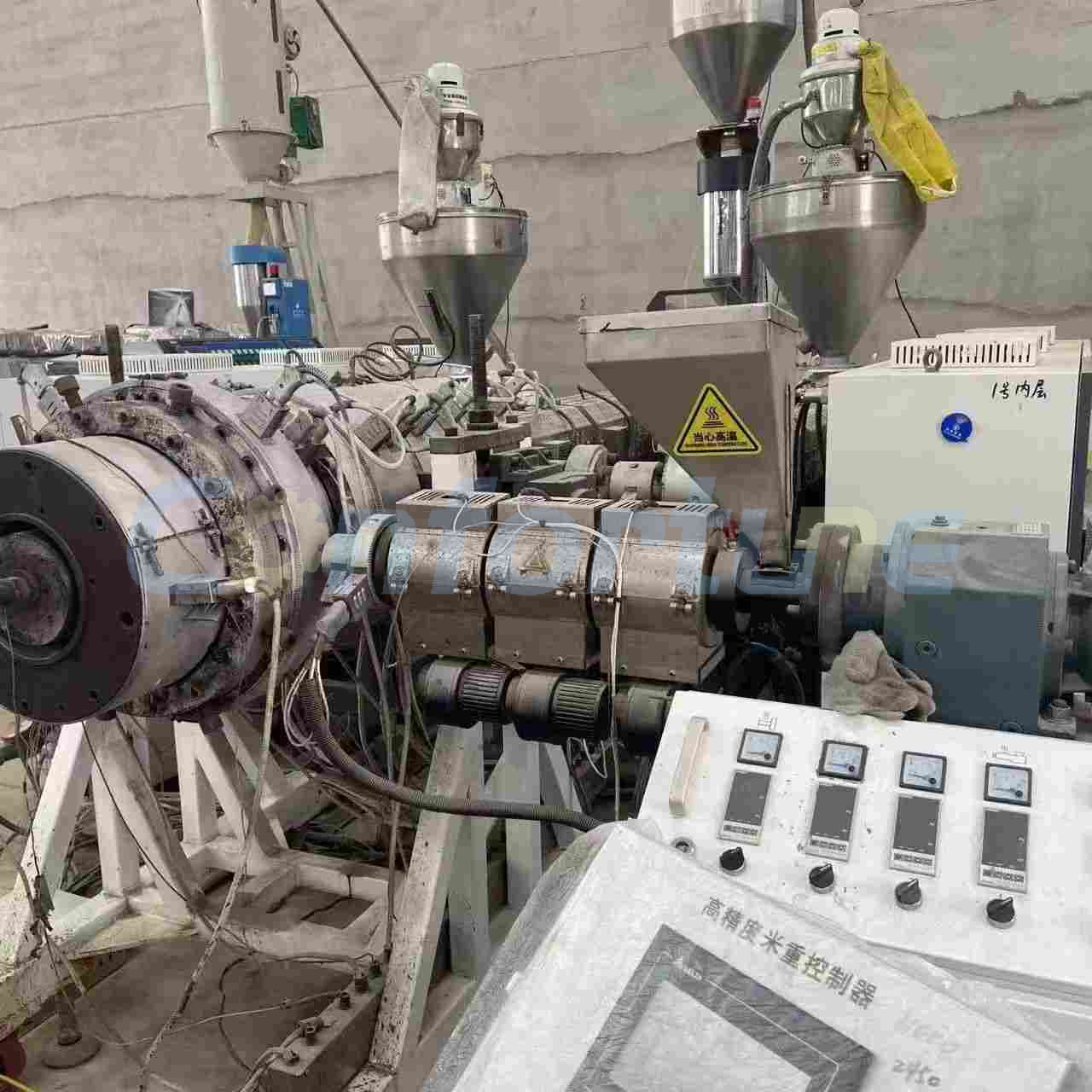 110–315mm ABC 3-Layer Co-extrusion High Speed HDPE Pipe Production Line,Minco