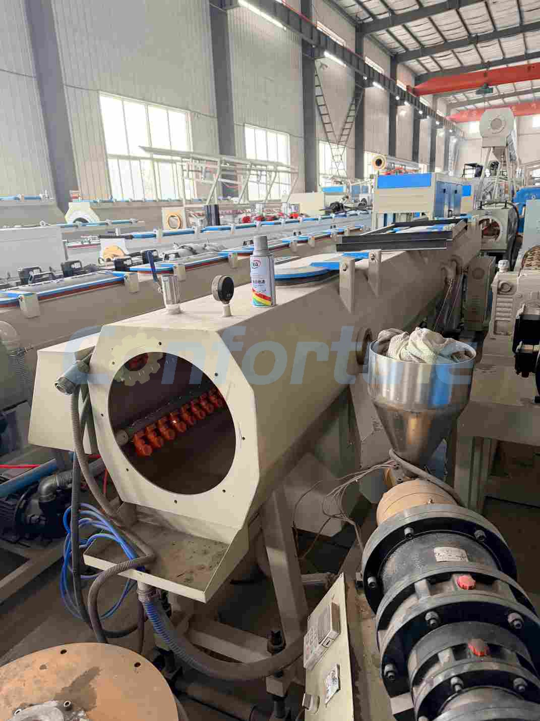50–160mm 3-Layer Co-extrusion HDPE Pipe Production Line, JWELL