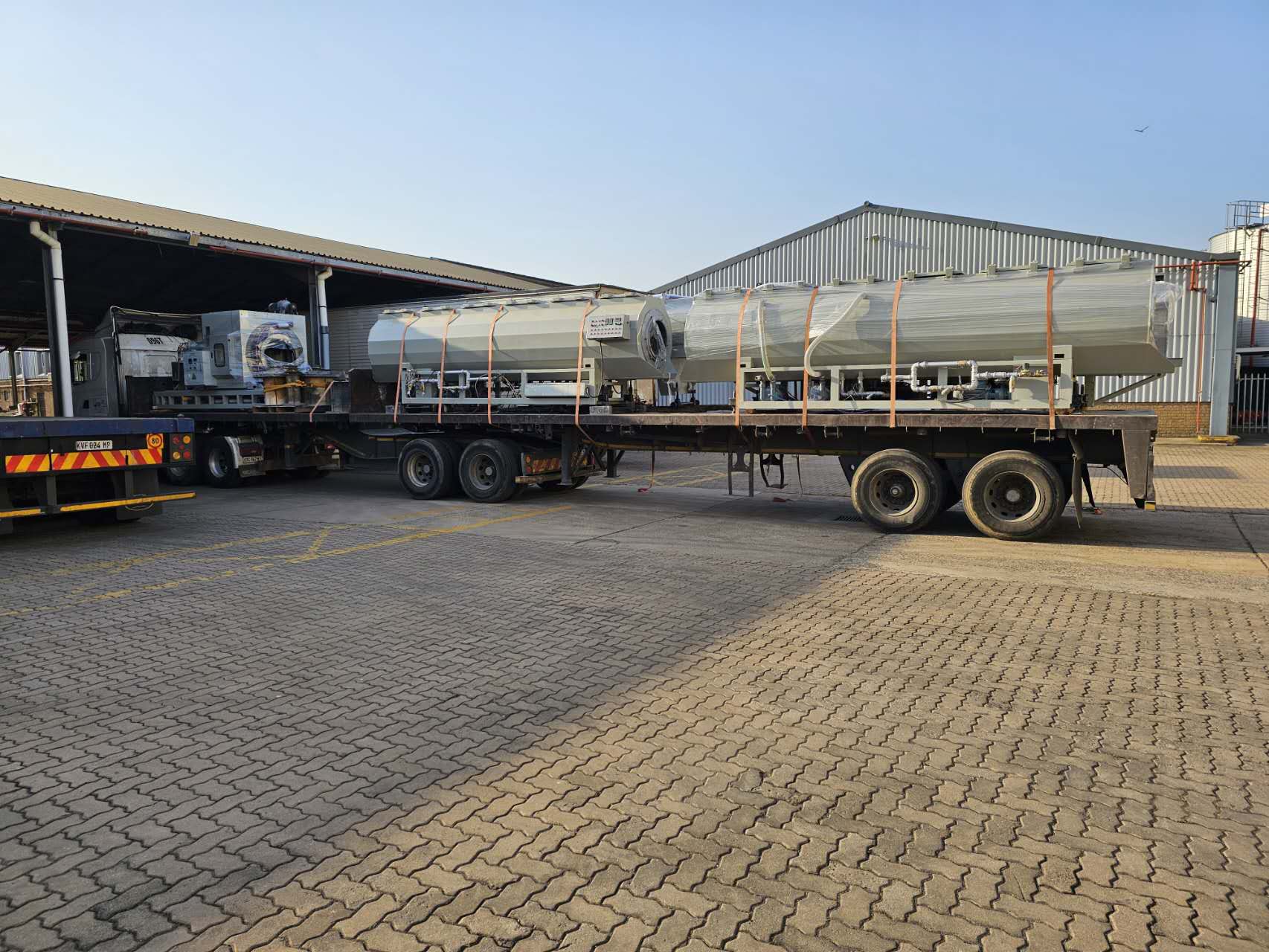 Second-hand plastic machinery, HDPE production line customer receipt