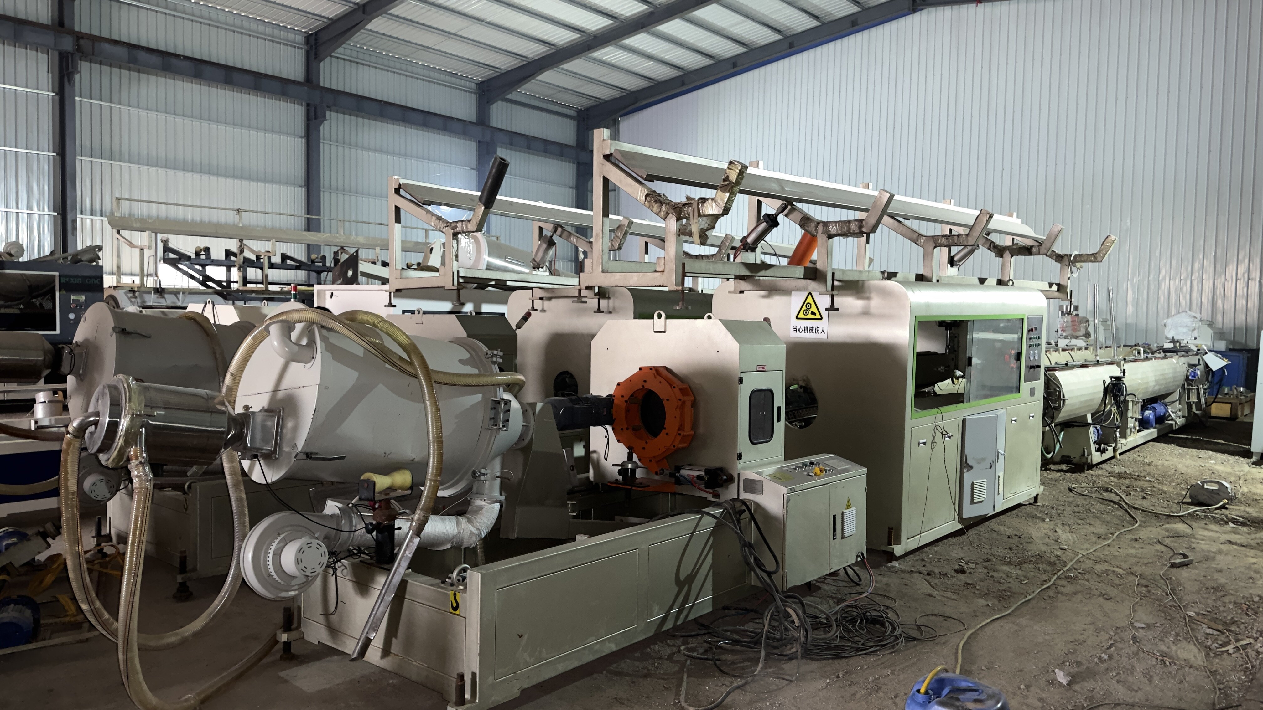 mpp power pipe production line