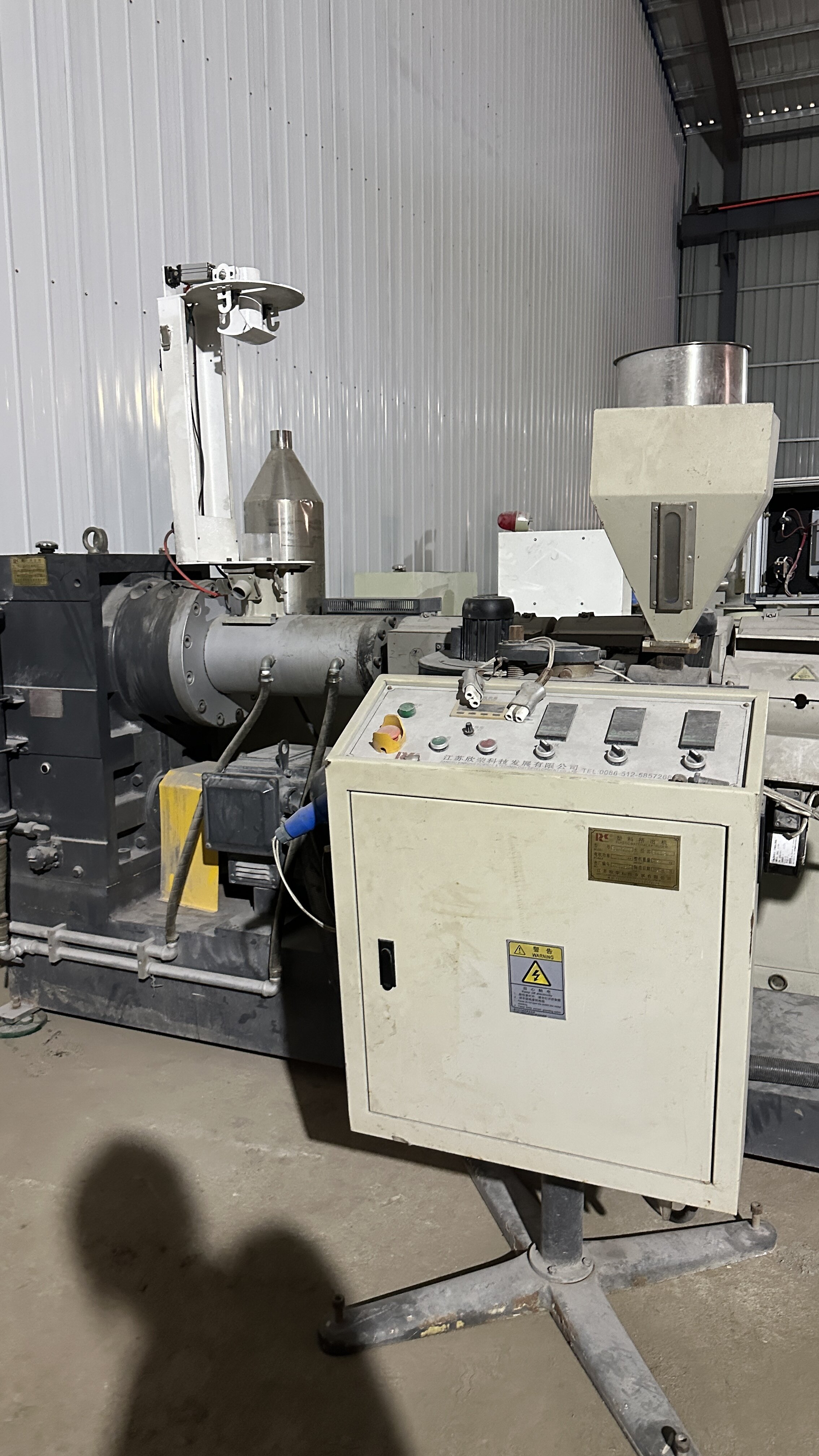 160mm-450mm hdpe pipe production line