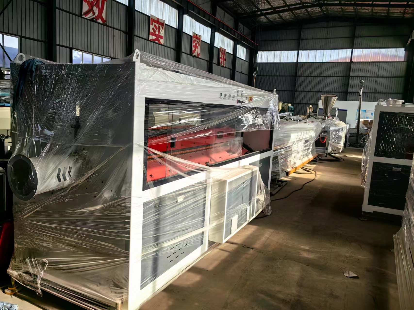PVC 16mm-63mm double output production line